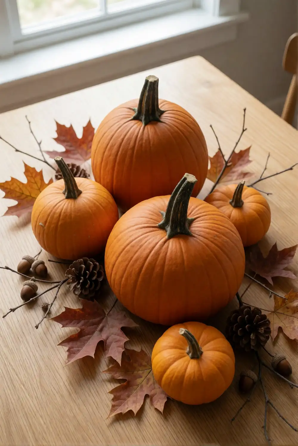 Natural Elements Pumpkin Decor