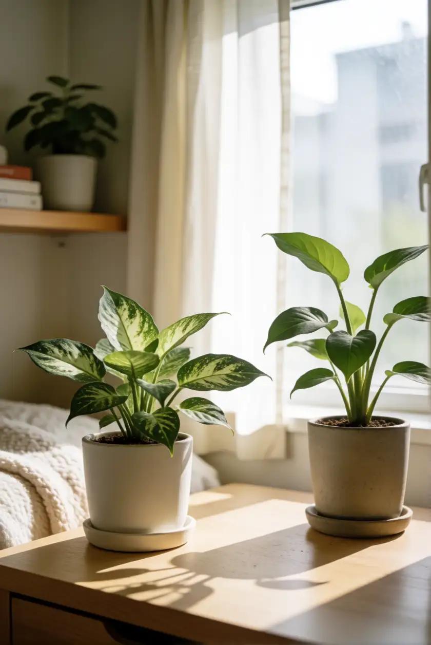Nature-Inspired Decor with Potted Plants
