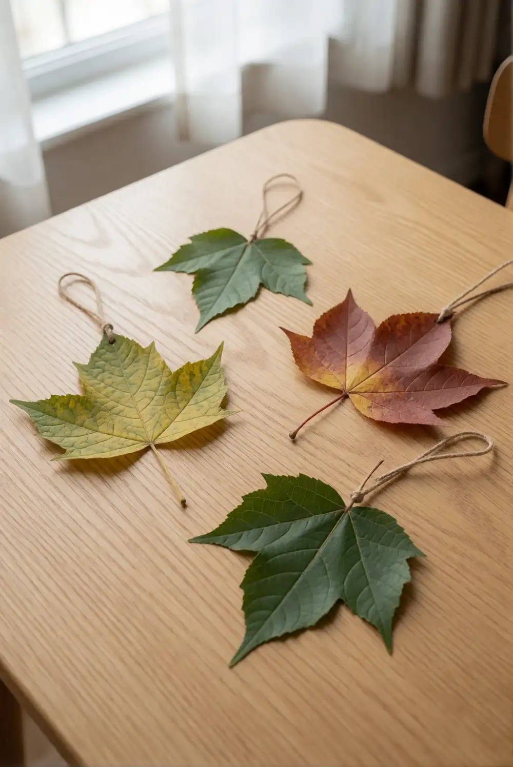 Nature-Inspired Leaf Suncatchers