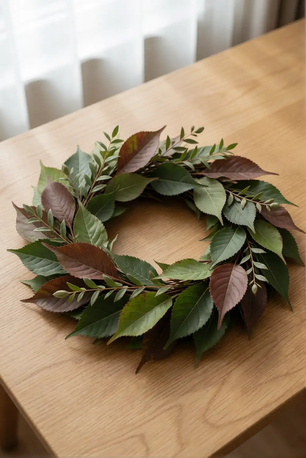Nature-Inspired Leaf Wreaths