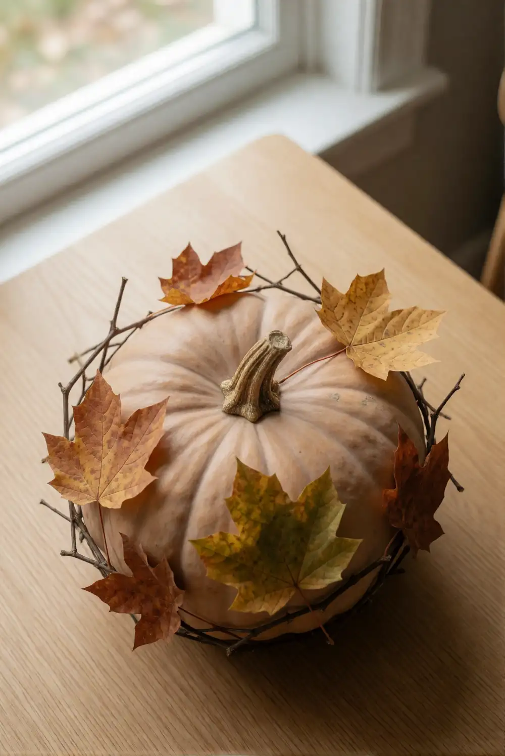Nature-Inspired Pumpkin Decorations
