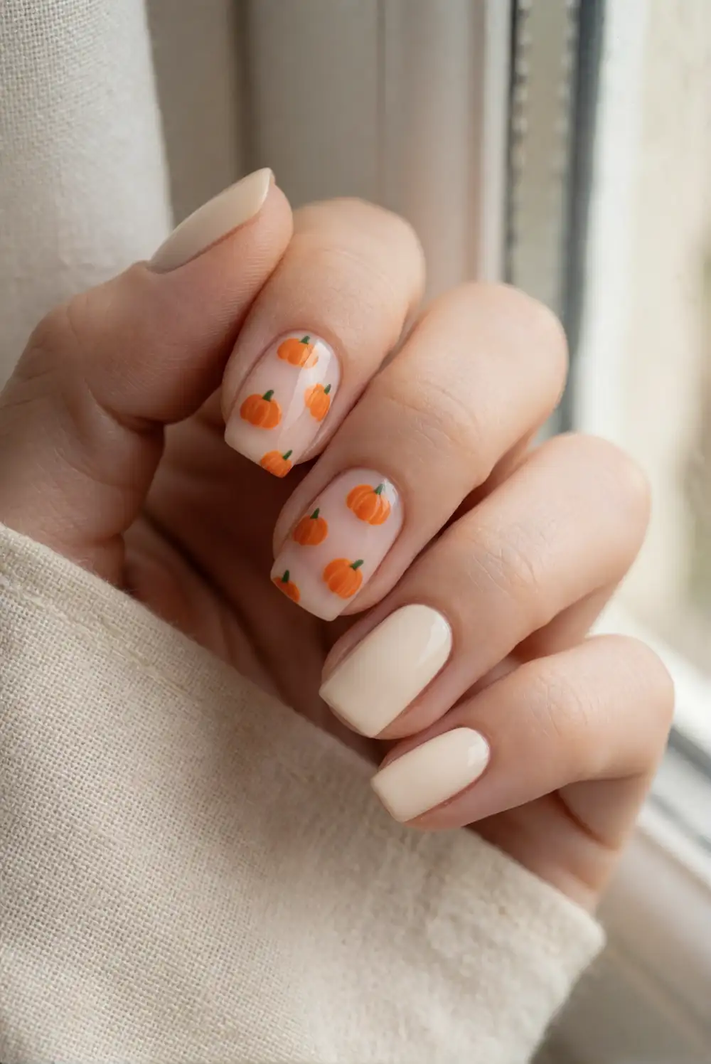 Negative-Space Pumpkin Shapes