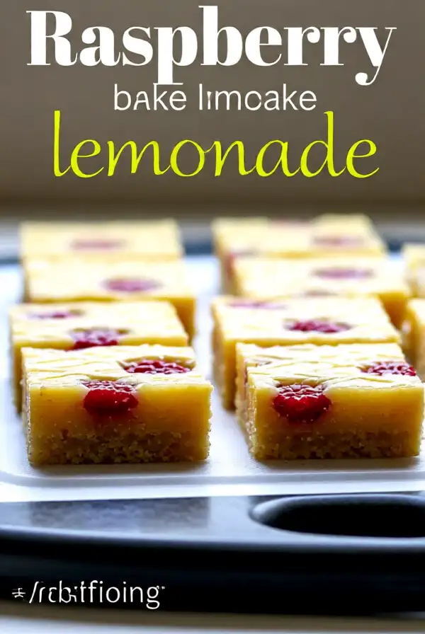 No-Bake Raspberry Lemonade Bars
