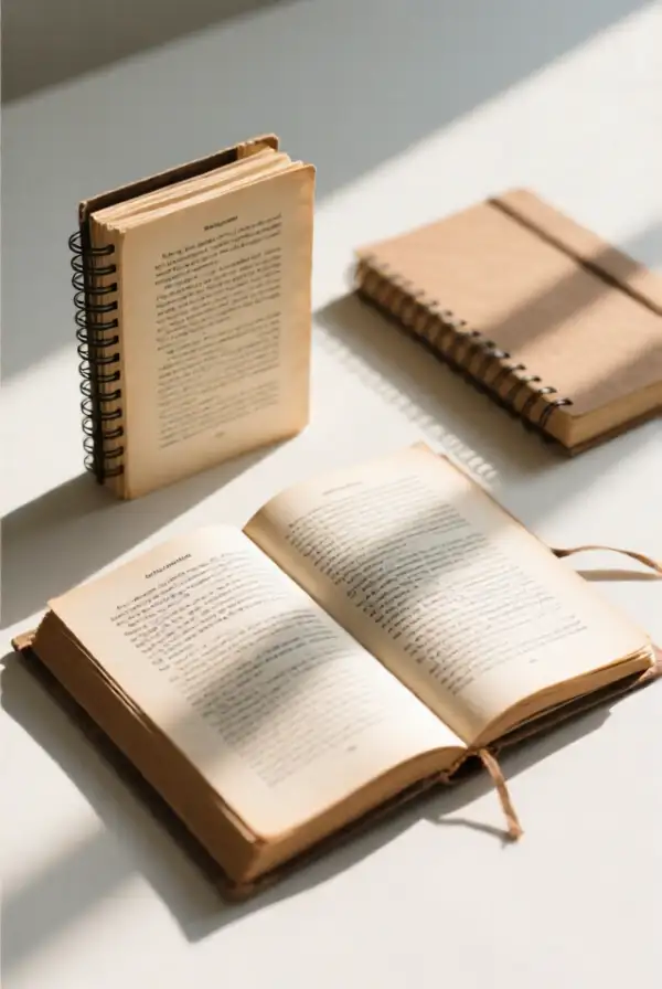 Old Book Page Notebooks