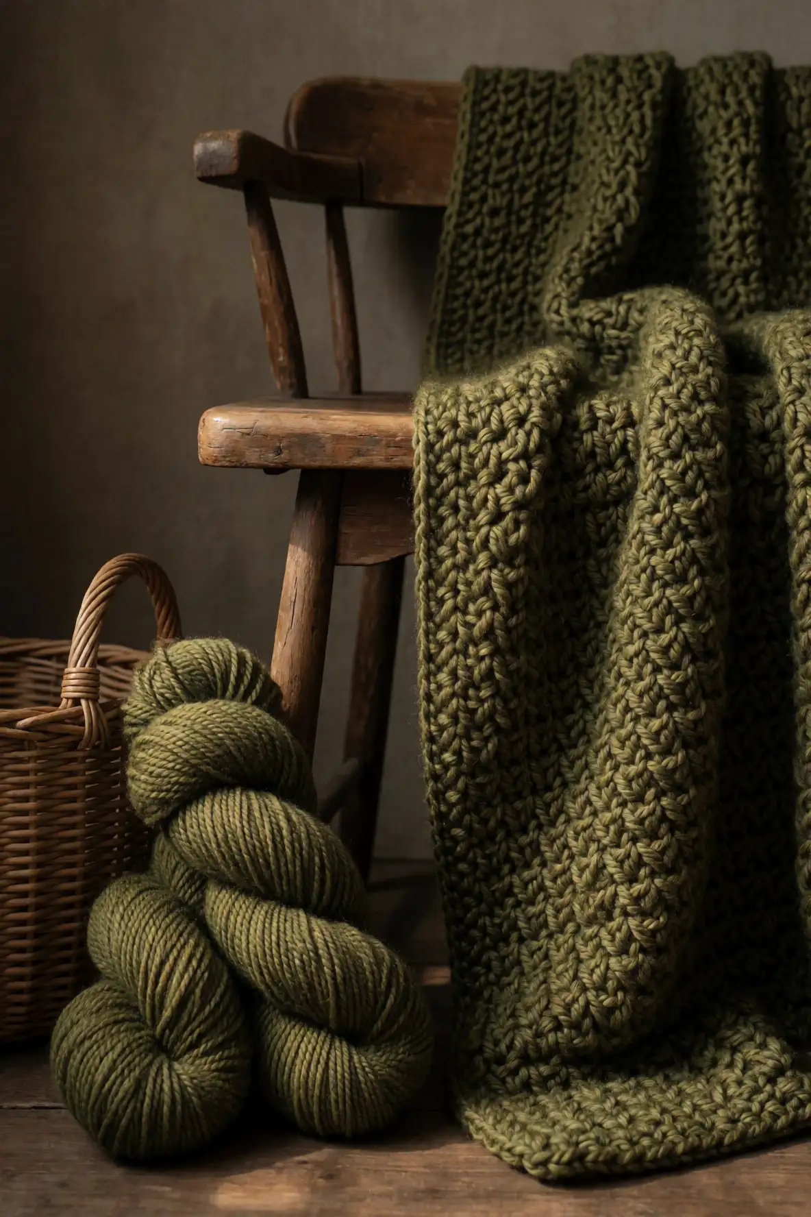 Olive and Moss for Earthy Depth
