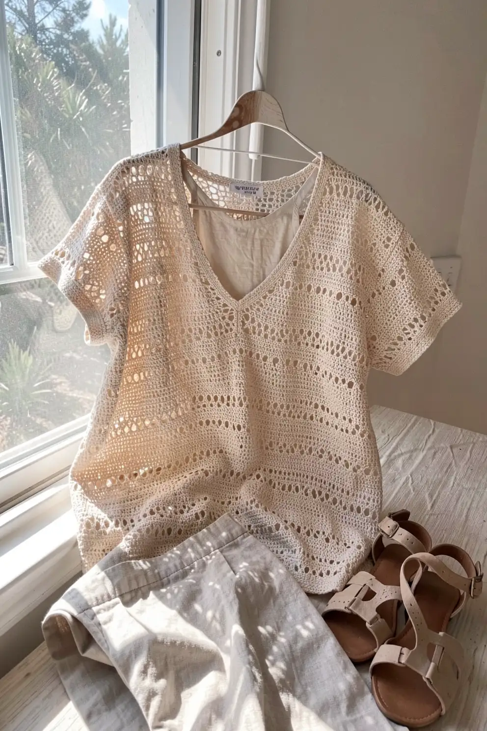 Open Lace Texture for Breezy Crochet Tops