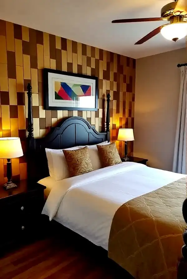 Opt for a Cozy Colorful Accent Wall