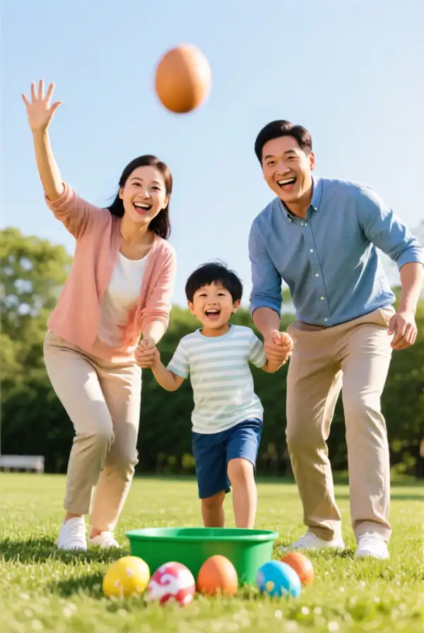 Organize an Egg Toss Game