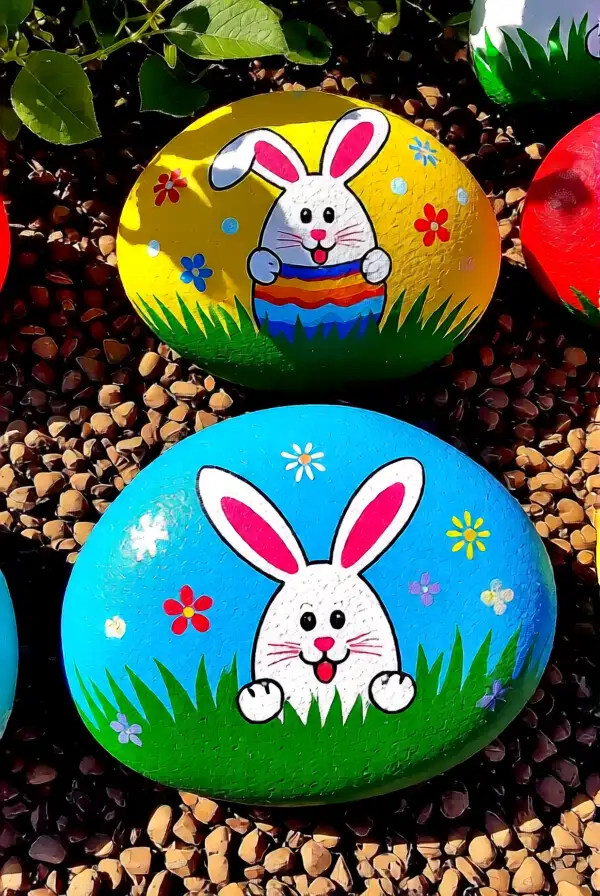 Painted Rocks for Easter