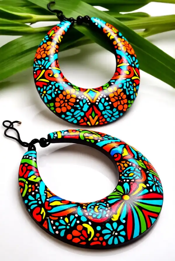 Painted Wood Jewelry