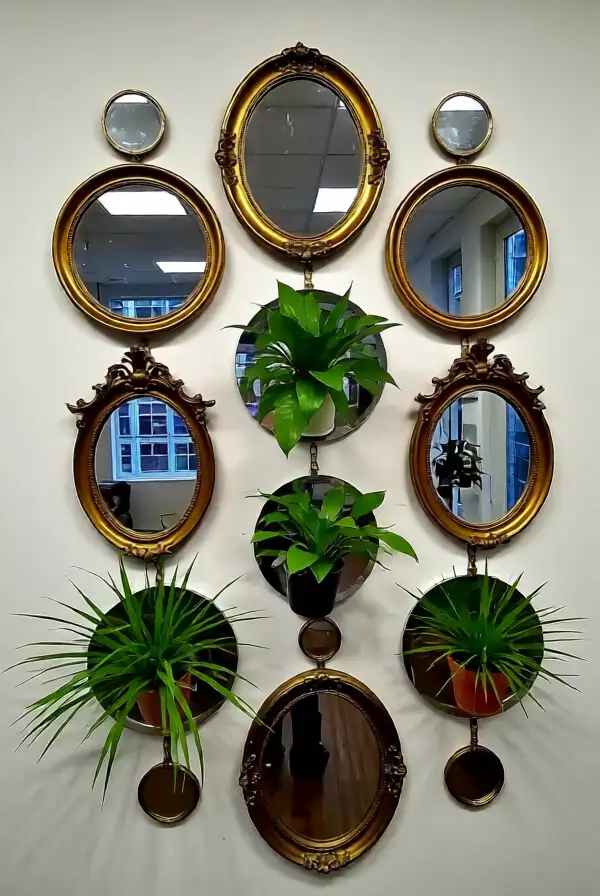 Pairing Mirrors and Plants Creatively