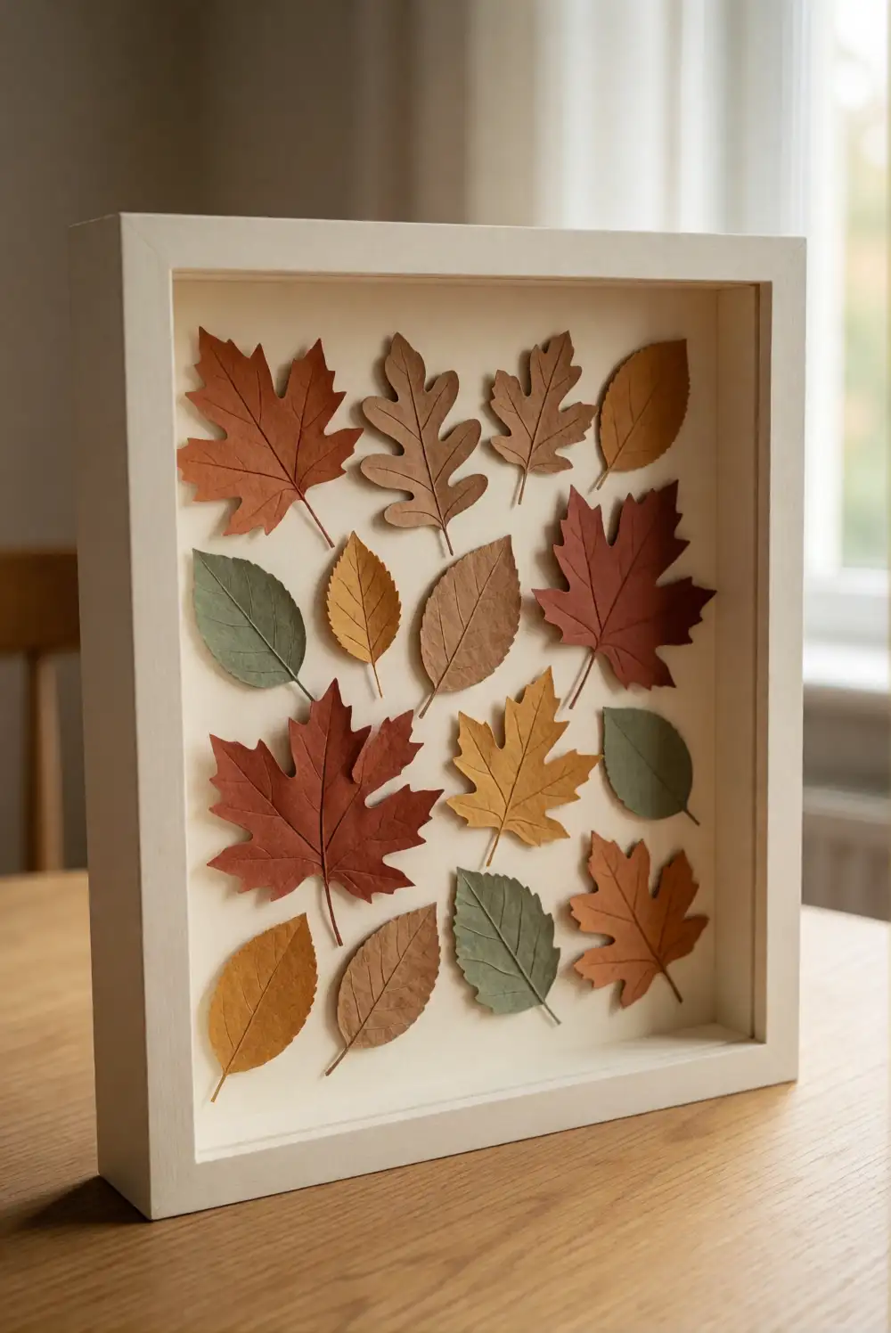 Paper Leaf Shadowbox