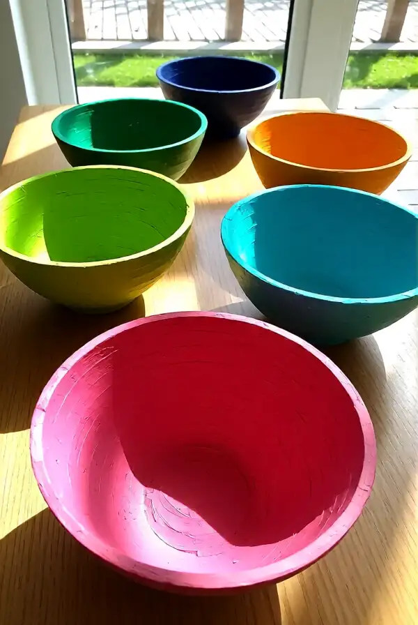 8. Paper Mache Bowls