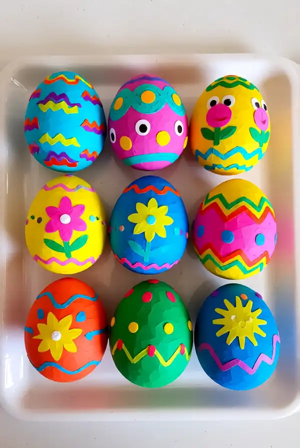 Paper Mache Easter Eggs