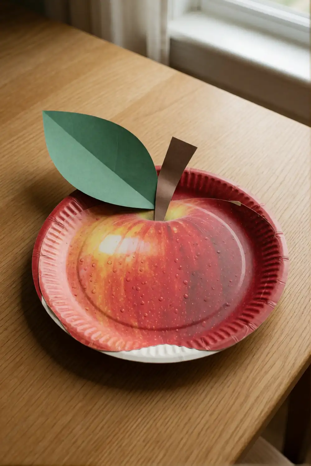 Paper Plate Apple Collage