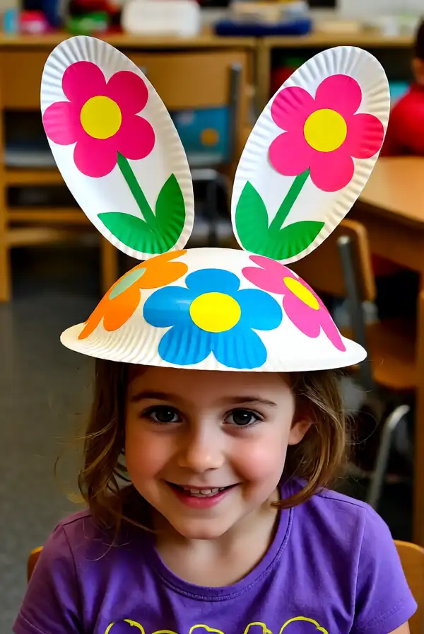 Paper Plate Easter Hats