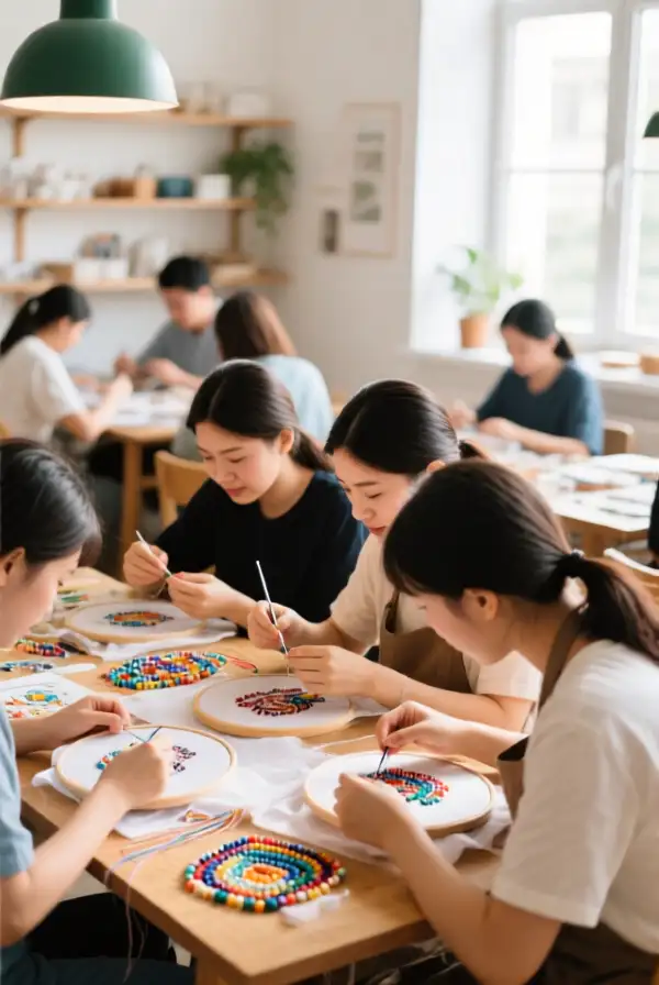 Participate in Bead Embroidery Workshops