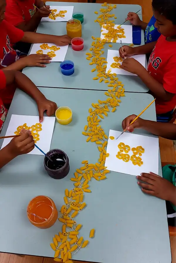Pasta Garland Decoration
