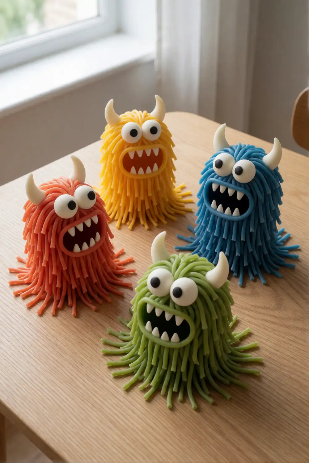 Pasta Monster Sculptures
