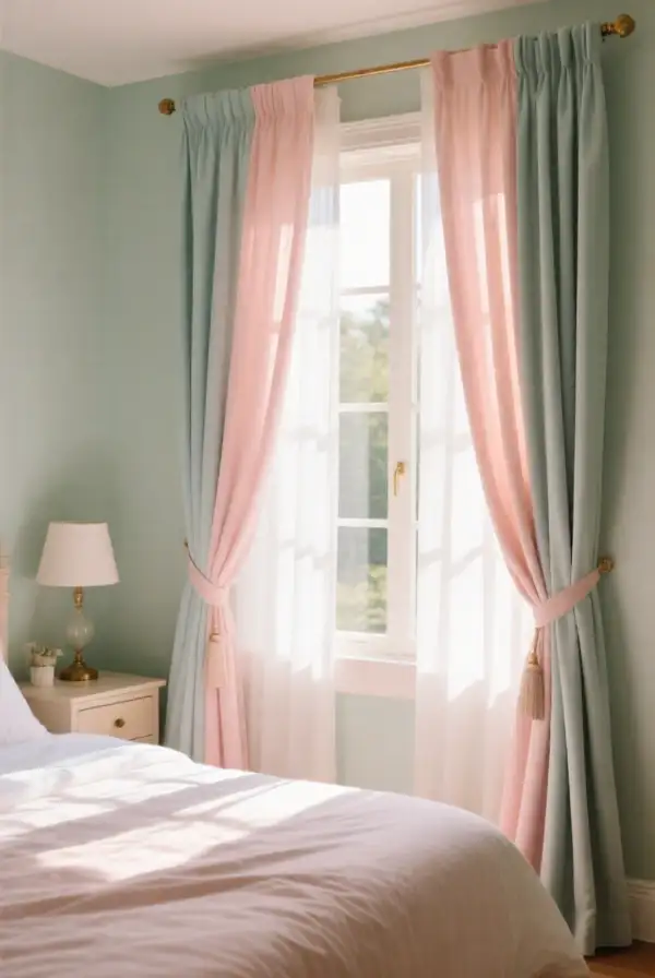 Pastel Curtains for Soft Light