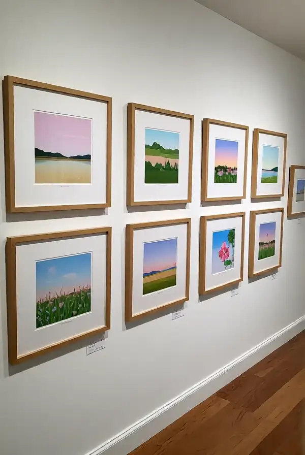 Pastel Wall Art for a Calming Atmosphere