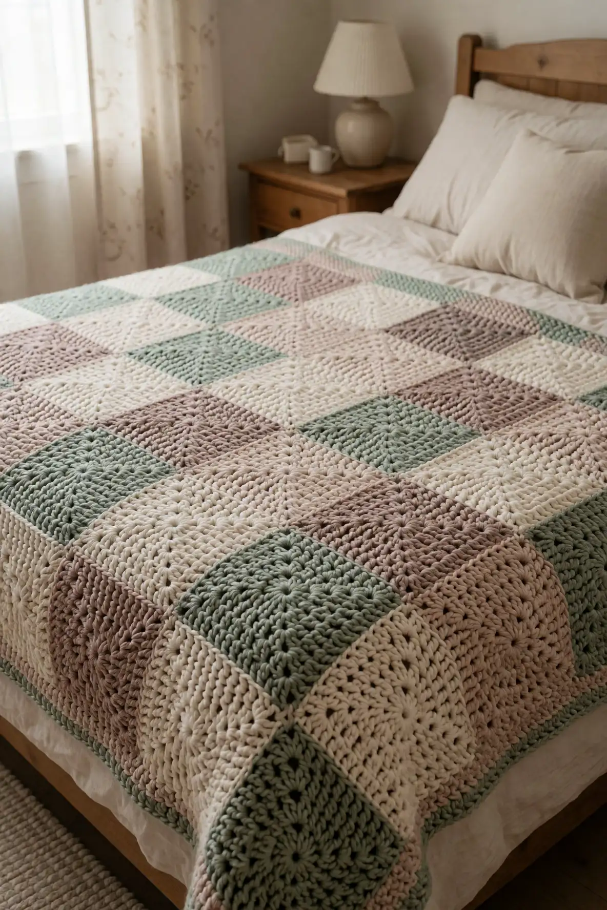 Patchwork Texture with Quiet Color