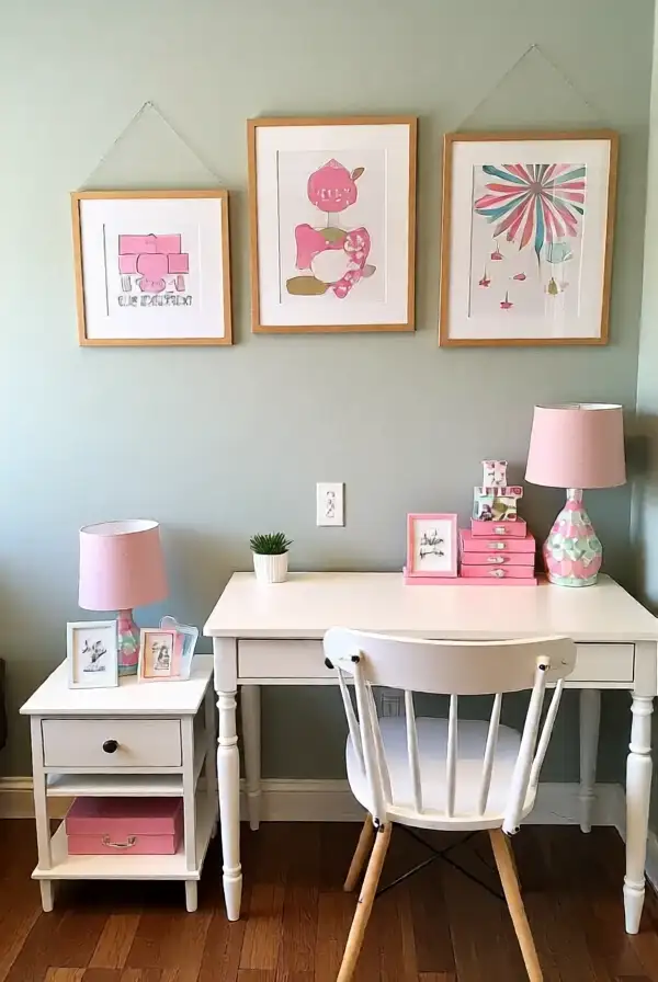 Personal Touches with Pastel Decor