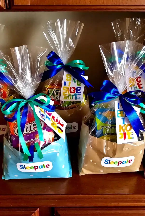 Personalized Sleepover Goodie Bags