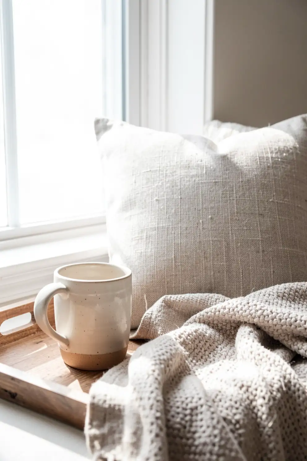 Photographing the Cozy Blanket Mood