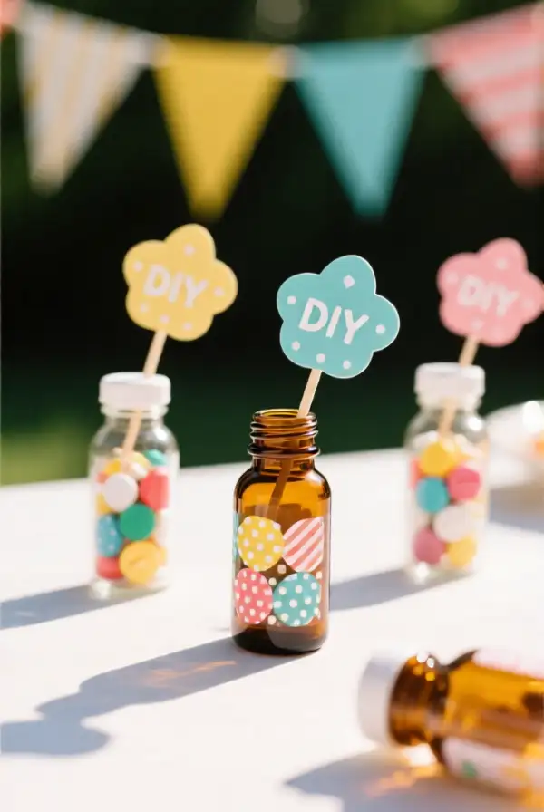 Pill Bottle DIY Party Favors