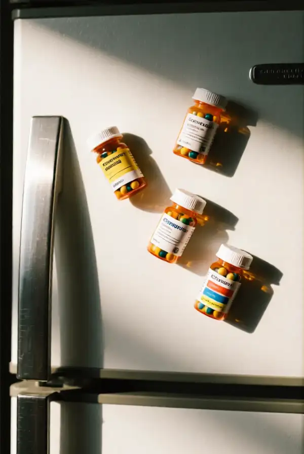 Pill Bottle Magnets