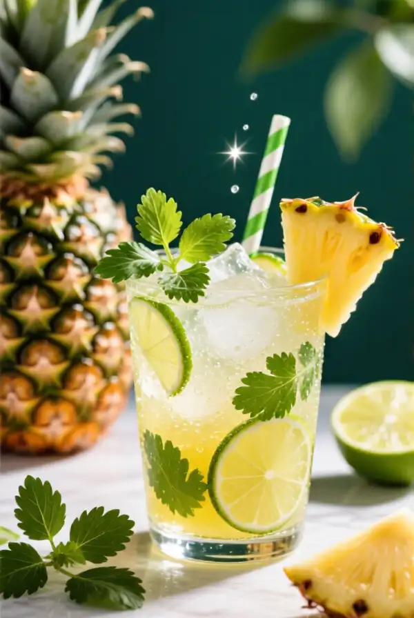 Pineapple Cilantro Lime Cooler
