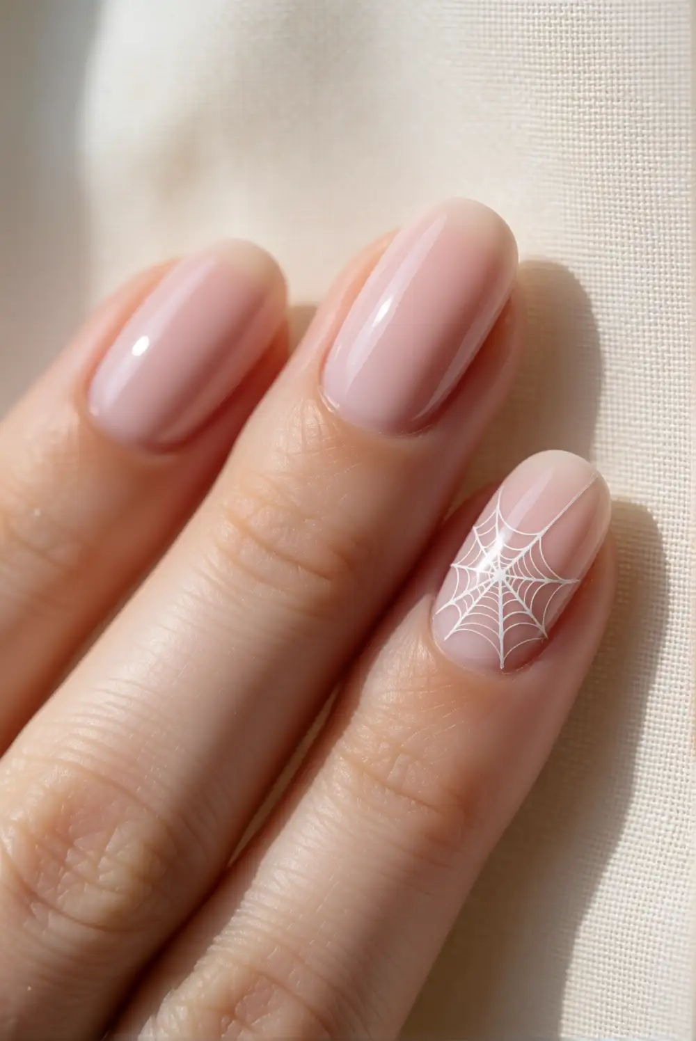 Pink Spiderweb Corner Details