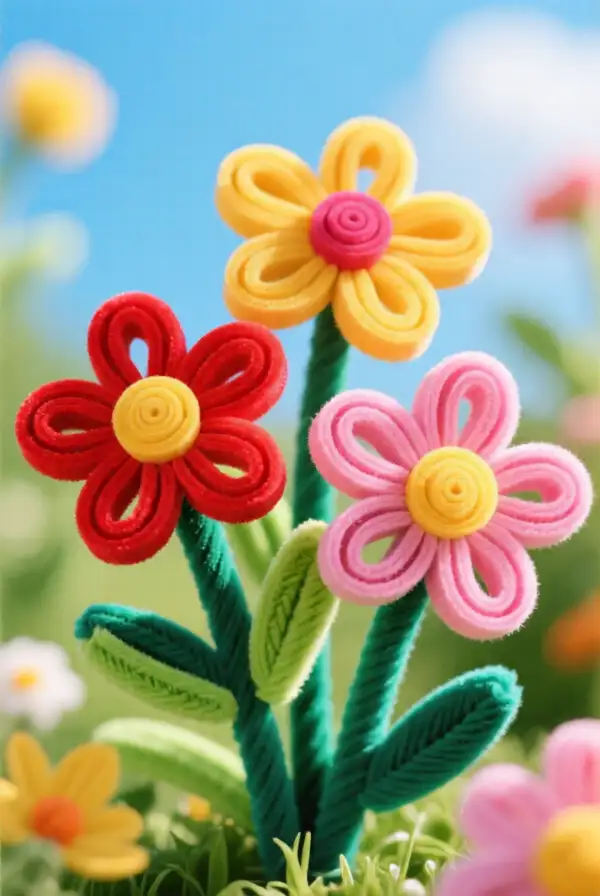 Pipe Cleaner Flowers