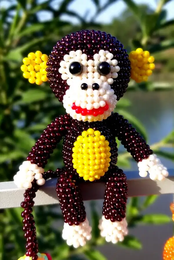 Playful Bead Monkeys