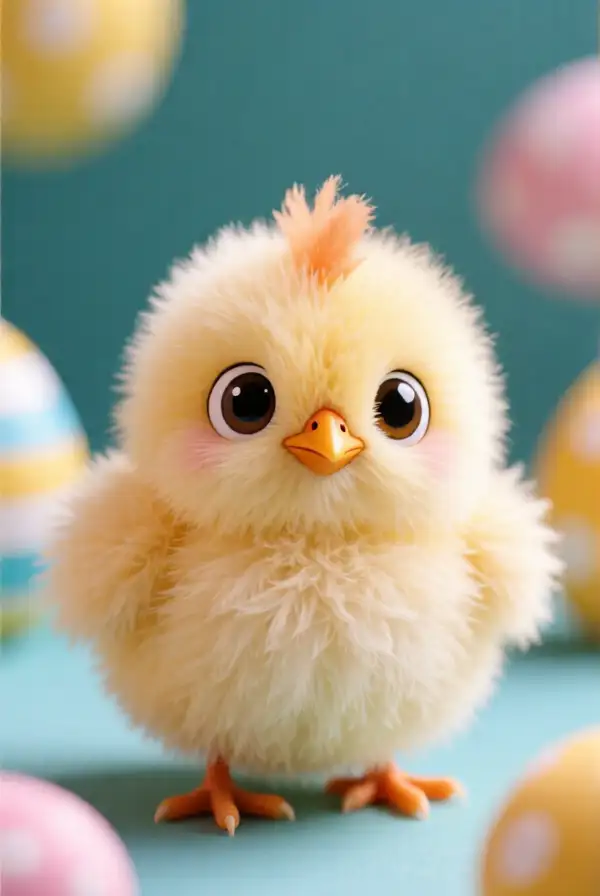 Pompom Easter Chicks