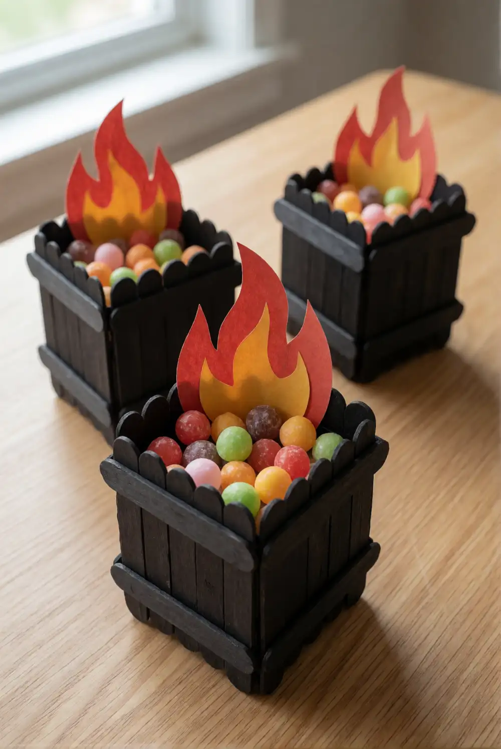 Popsicle Stick Cauldrons