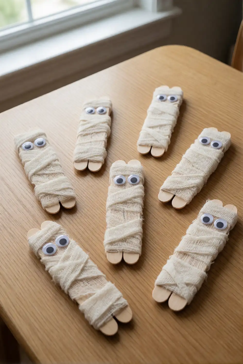 Popsicle Stick Mummies