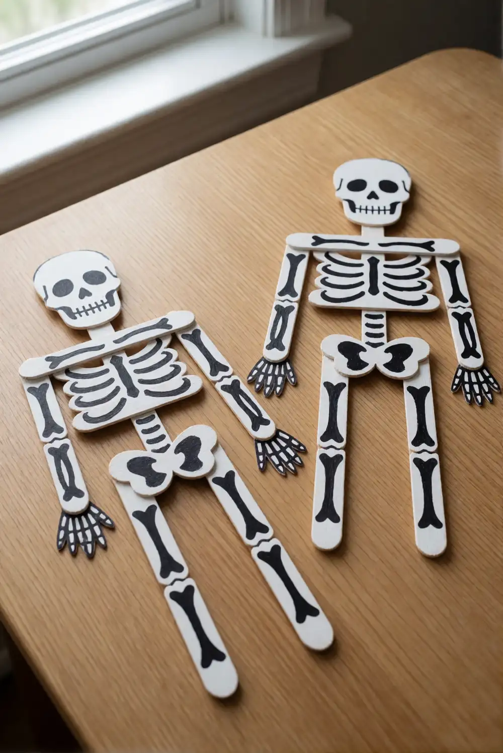 Popsicle Stick Skeletons
