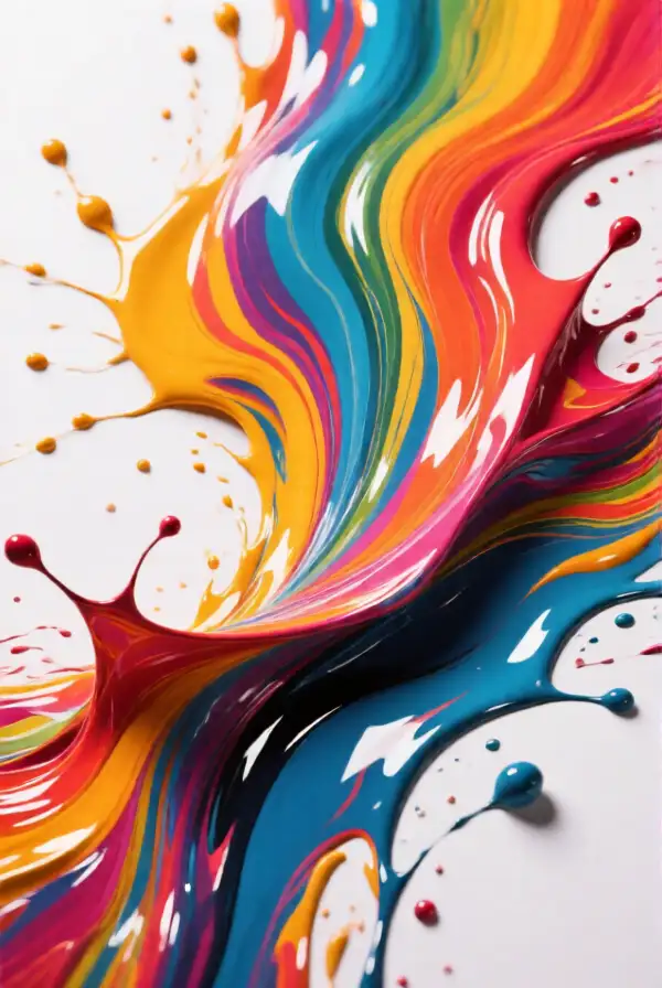Pour Painting for Bold Effects