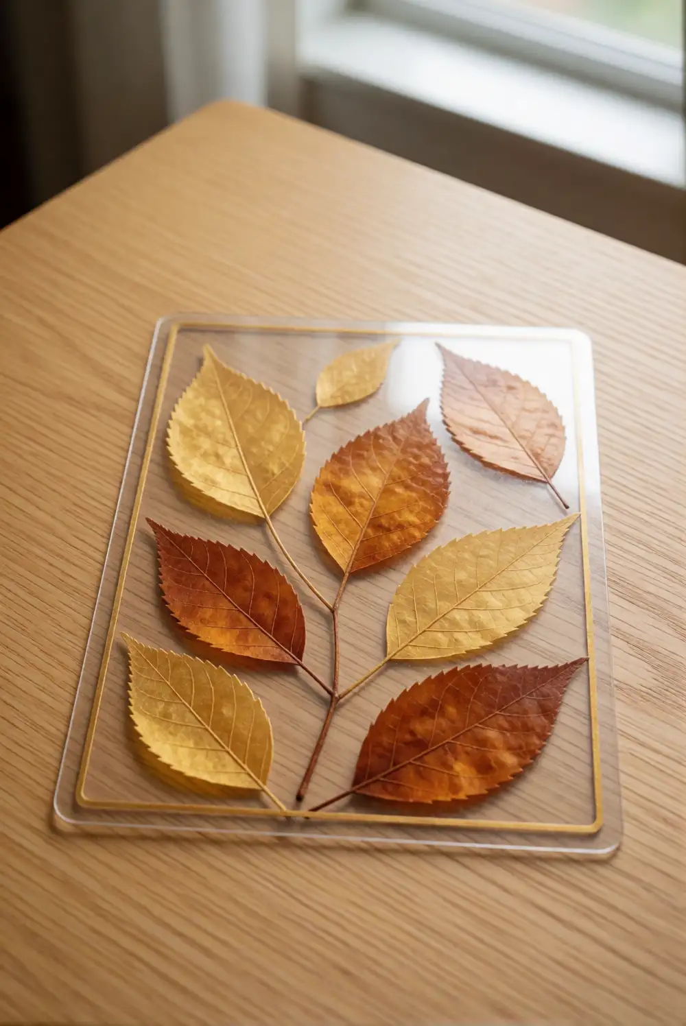 Pressed Leaf Suncatcher