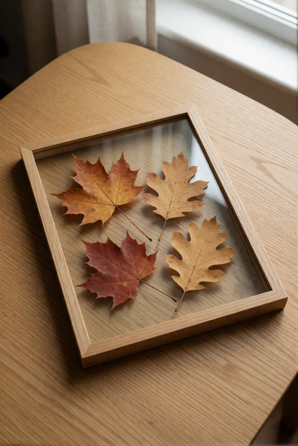 Pressed Leaf Window Display
