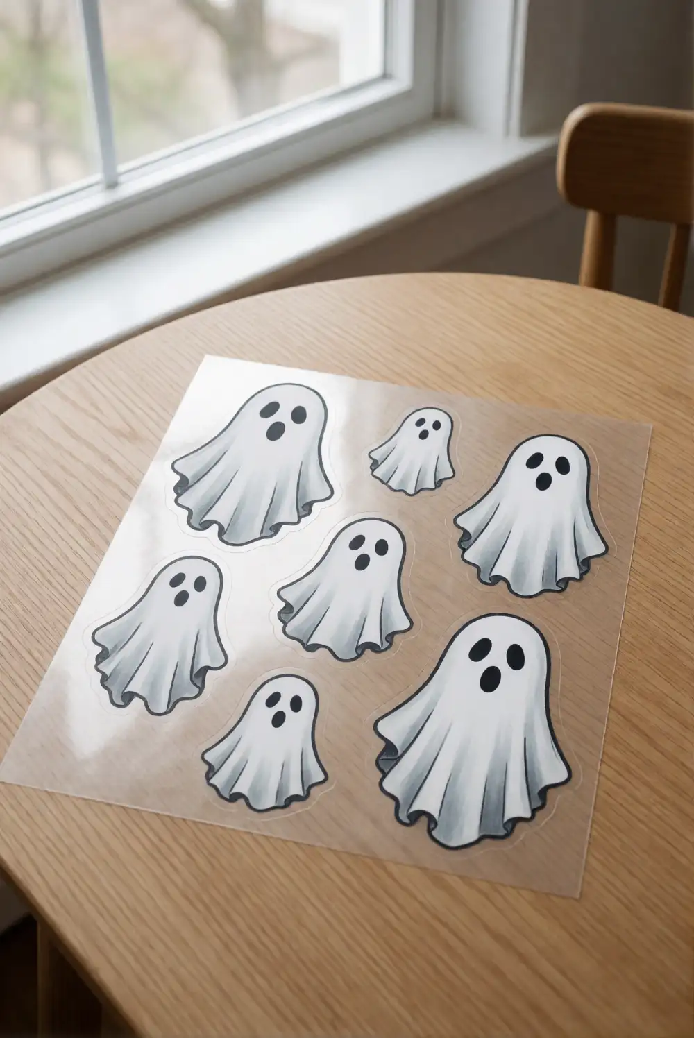 Printable Ghost Window Clings