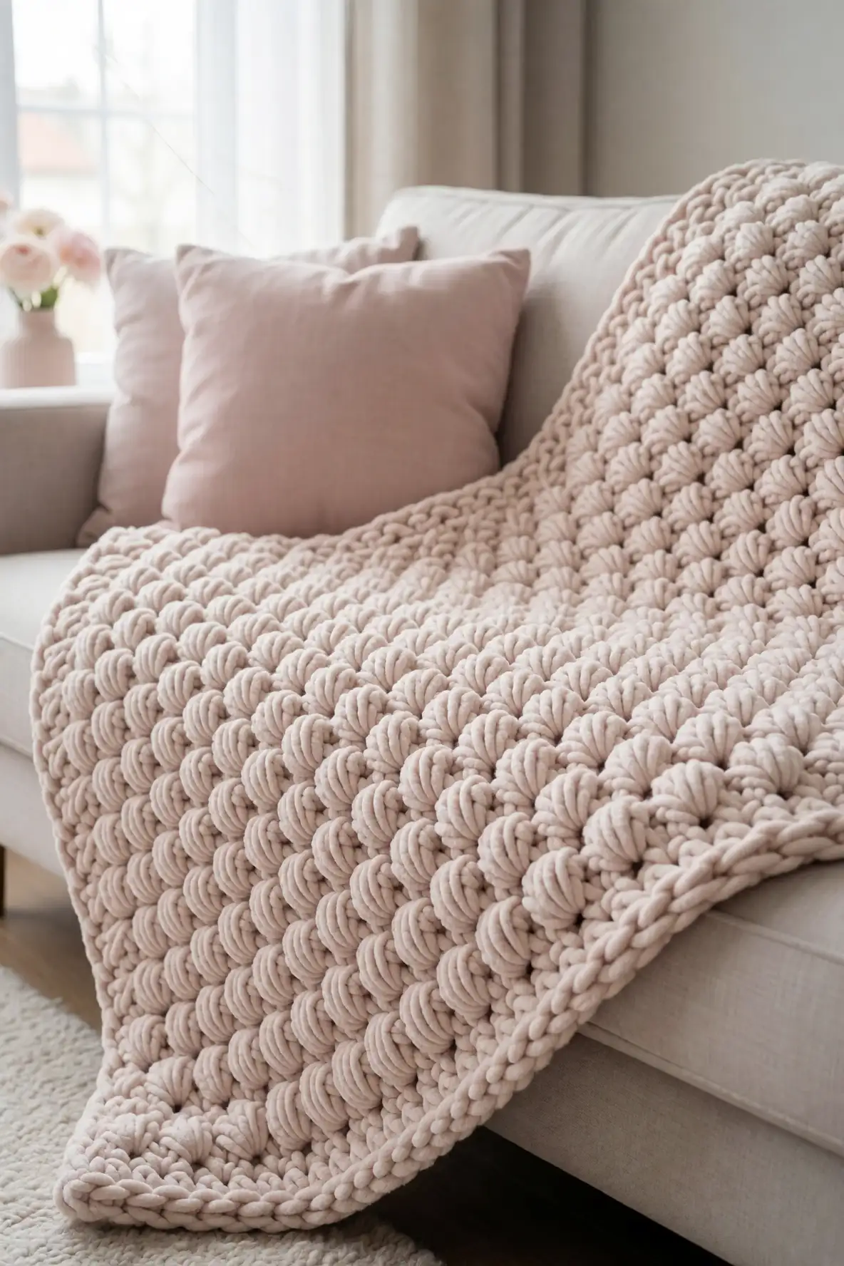 Puff Stitch Clouds For Plush Warmth