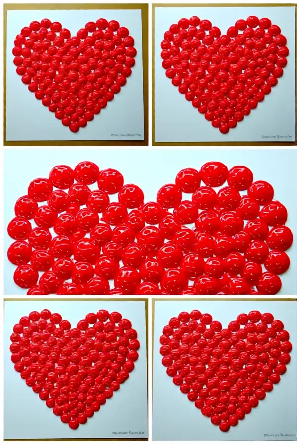 Puffy Paint Hearts