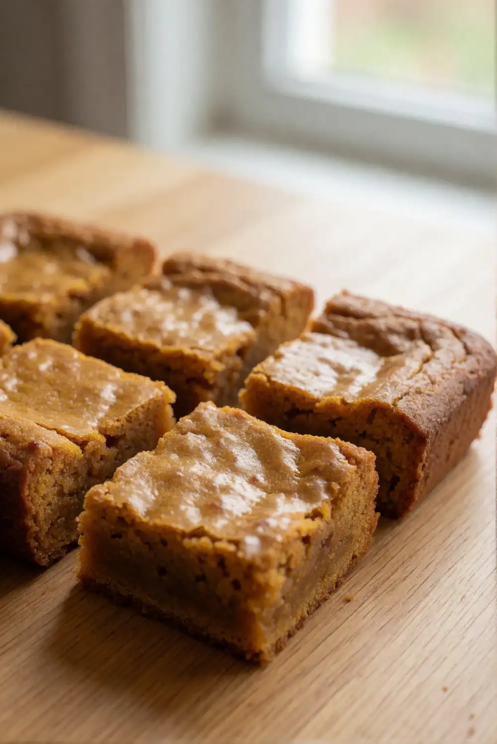 Pumpkin Blondie Bars with Brown Butter