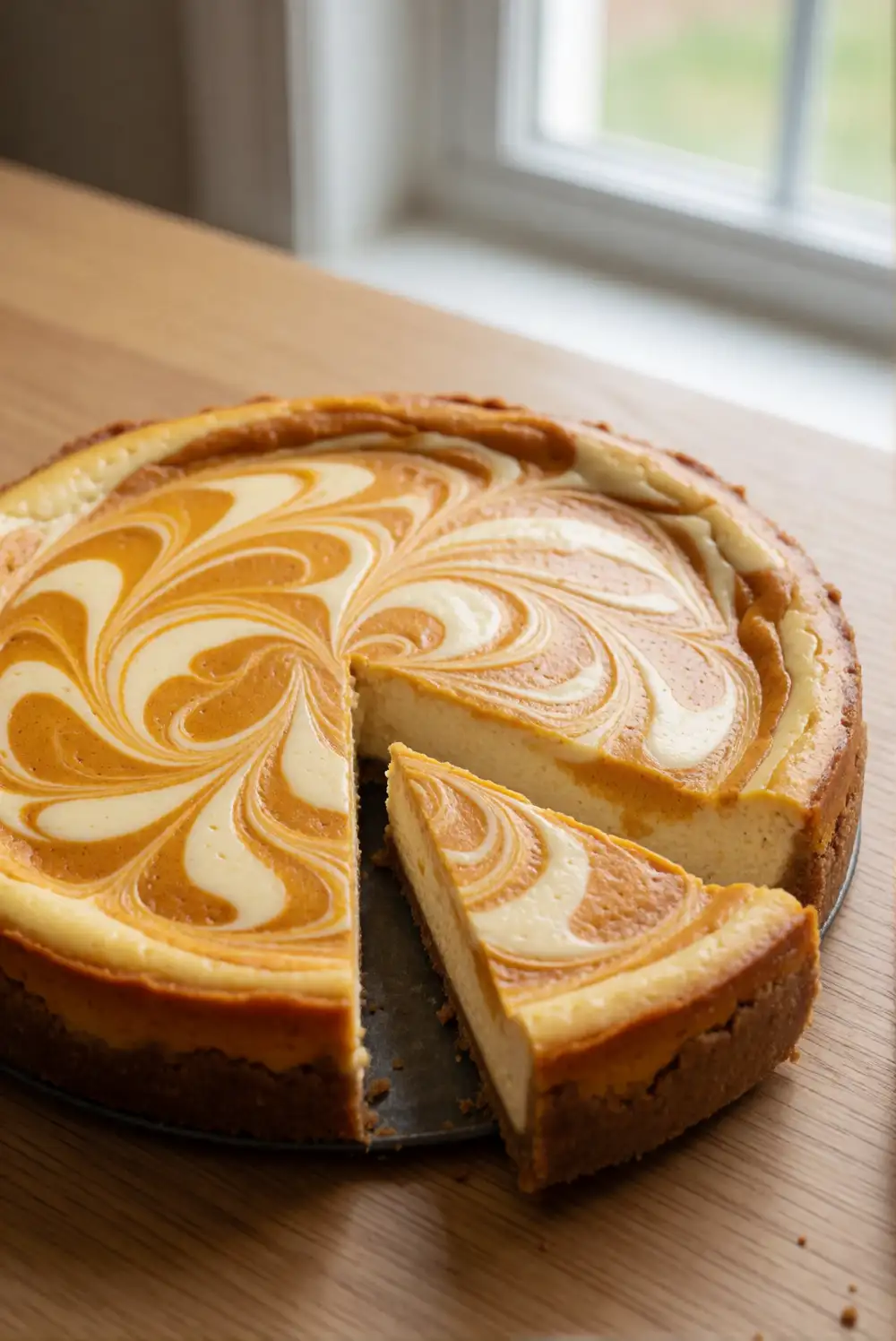 Pumpkin Cheesecake Swirl Bars