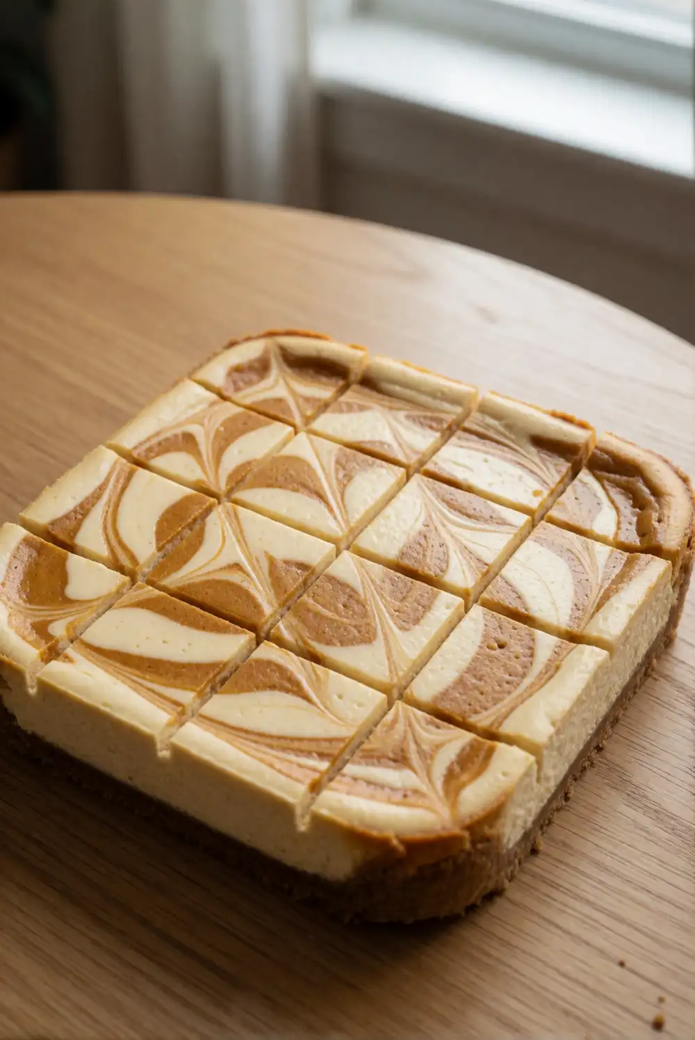 Pumpkin Cheesecake Swirl Bars