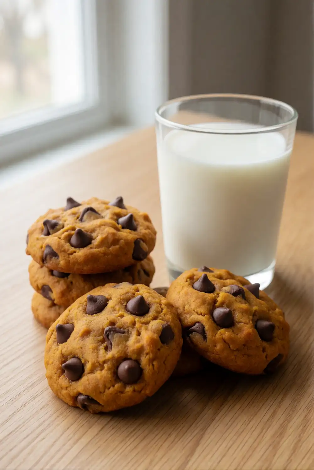 Pumpkin Chocolate Chip Cookies