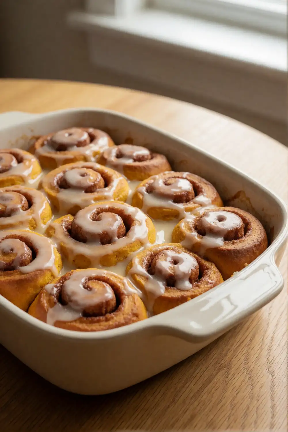 Pumpkin Cinnamon Roll Bake